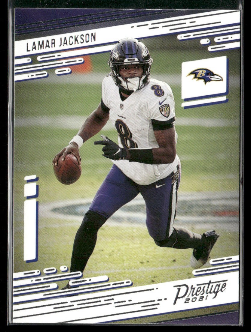 Lamar Jackson Player Lot Bundle 10 Different Football Cards LJ002 Ravens back