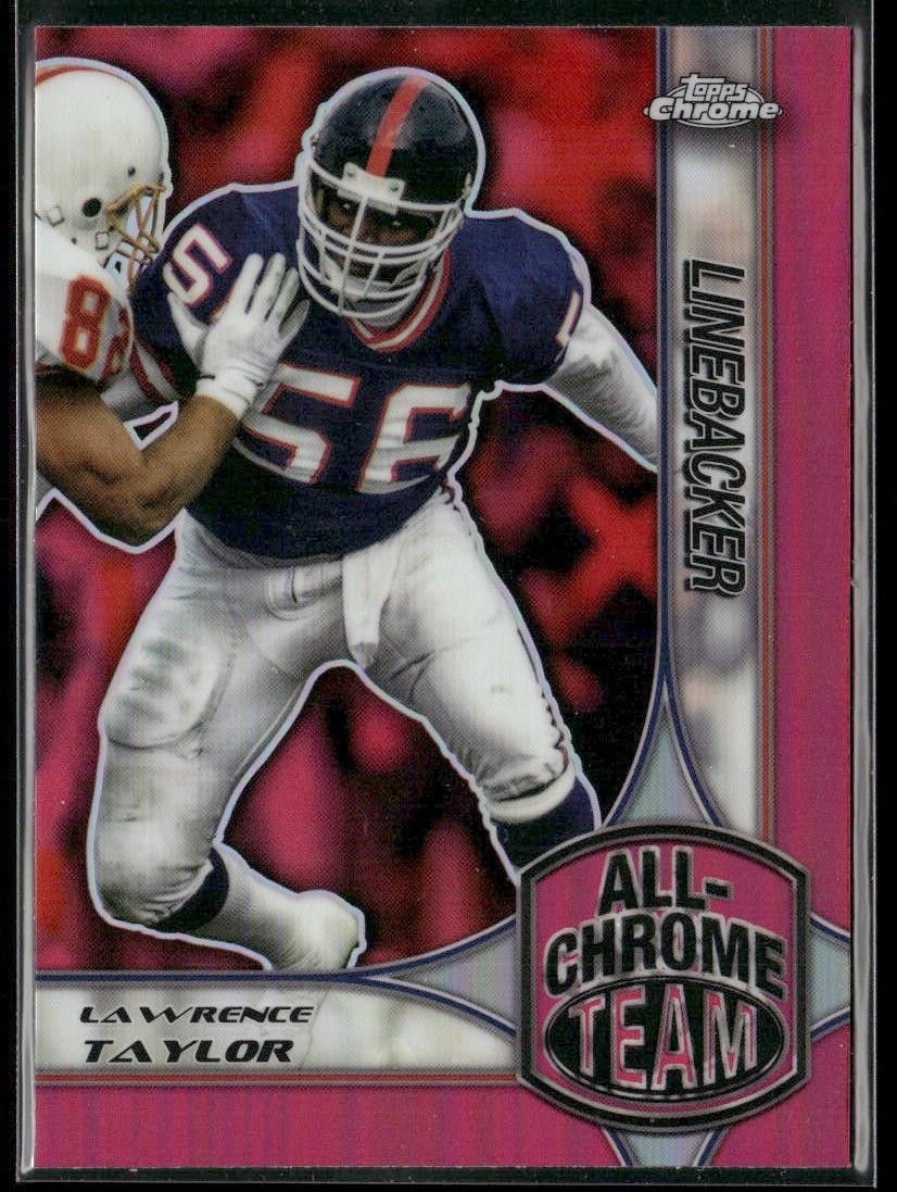 Lawrence Taylor Player Lot Bundle 10 Different Football Cards LT001 Giants back
