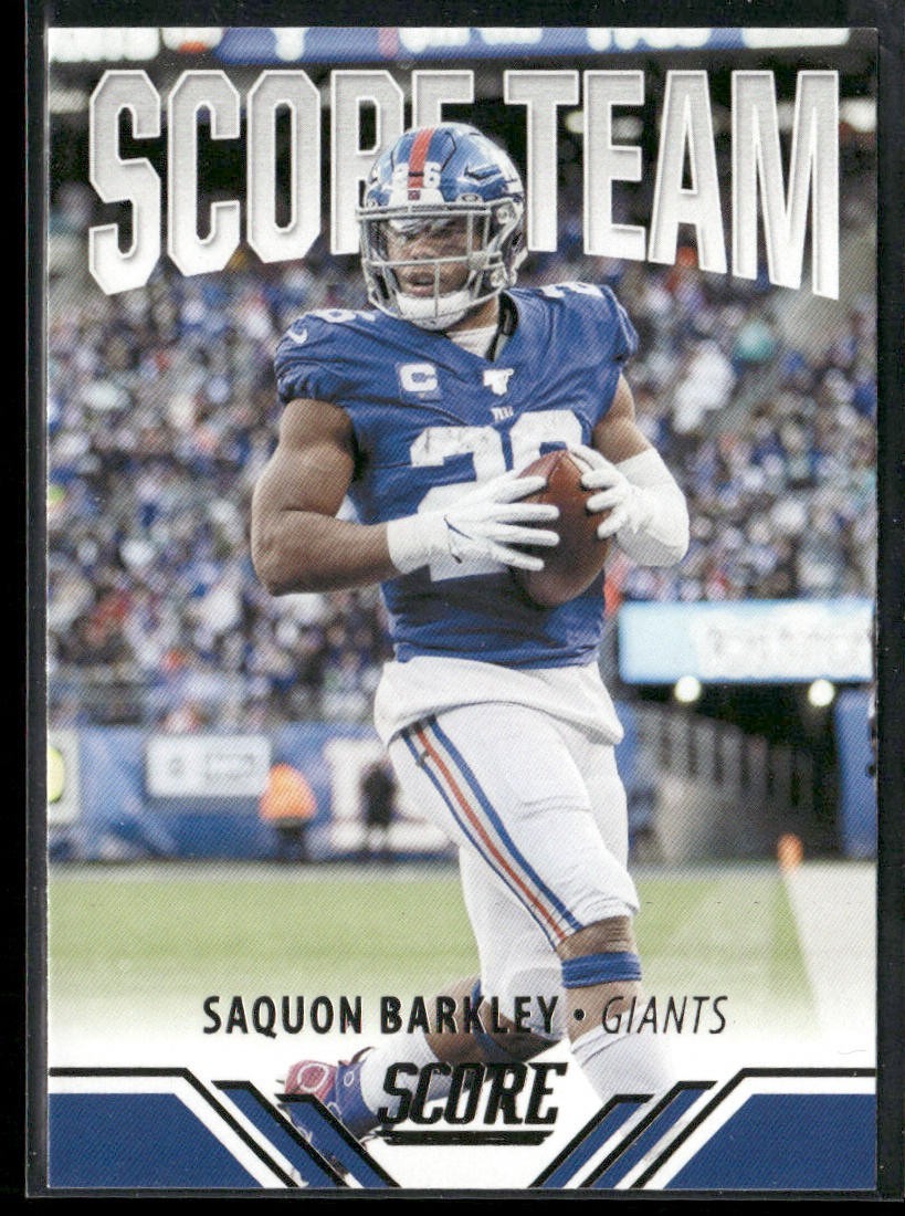 Saquon Barkley Player Lot Bundle 10 Different Football Cards SB002 Giants back
