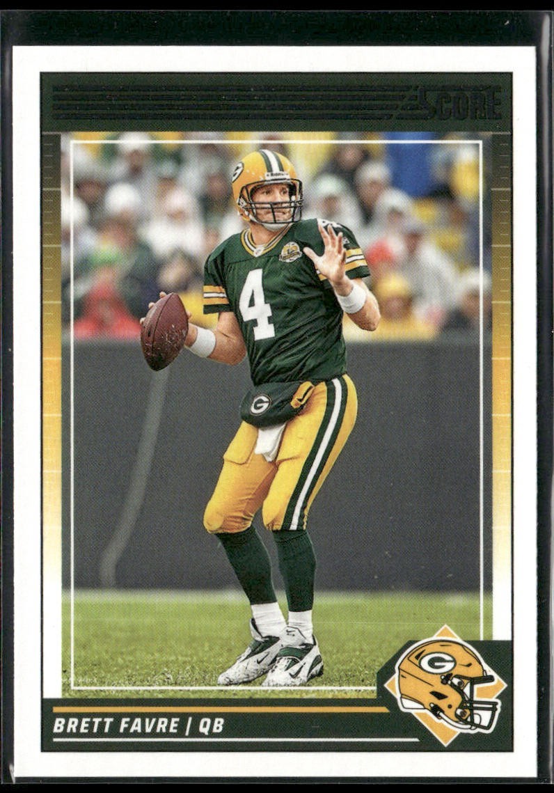 Brett Favre Player Lot Bundle 10 Different Football Cards BF005 Packers 1 RC back