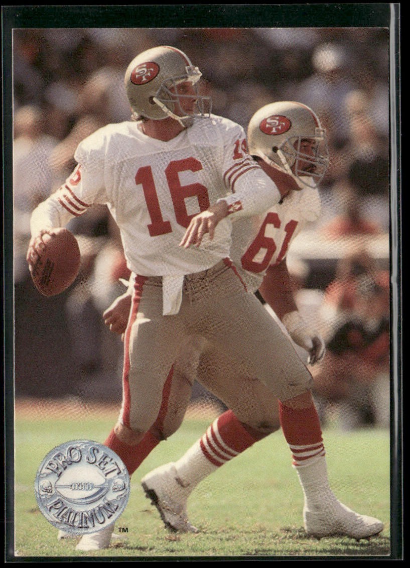 Joe Montana Player Lot Bundle 10 Different Football Cards JM005 49ers Chiefs back