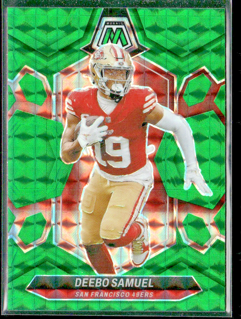Deebo Samuel Player Lot Bundle 10 Different Football Cards DS001 San Fran 49ers front