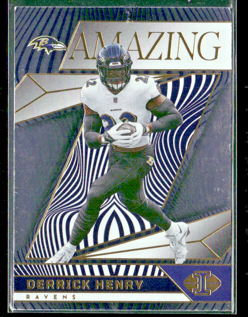 Derrick Henry Player Lot Bundle 10 Football Cards DH003 Titans Ravens front
