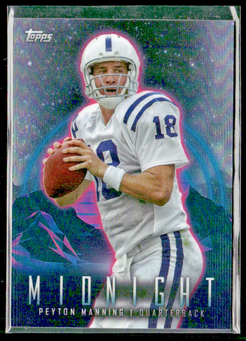 Peyton Manning Player Lot Bundle 10 Different Football Cards PM002 Colts front