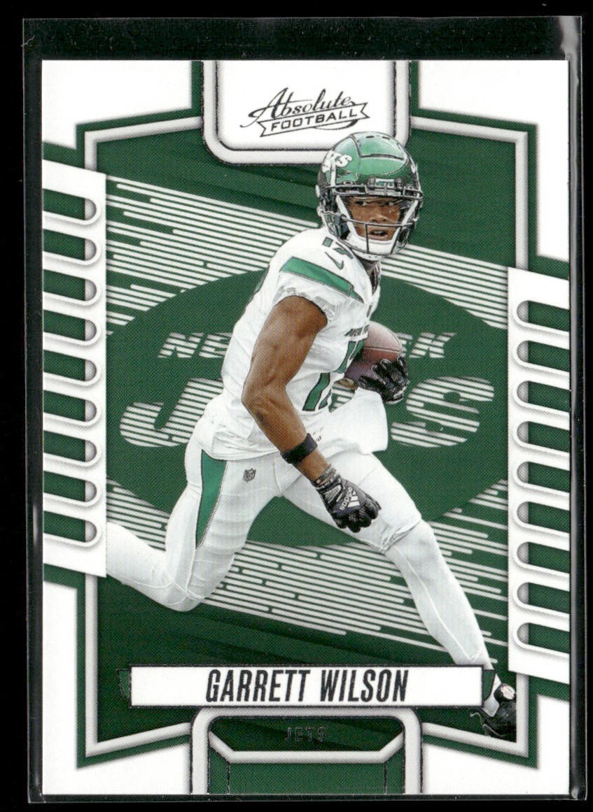 Garrett Wilson Player Lot Bundle 10 Different Football Cards GW001 Jets 1 RC back