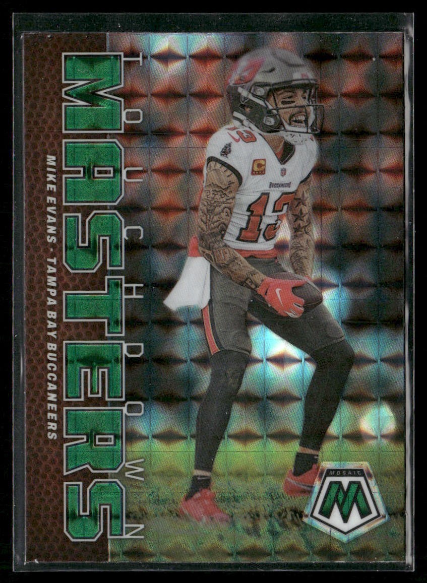 Mike Evans Player Lot Bundle 10 Different Football Cards ME002 Buccaneers back