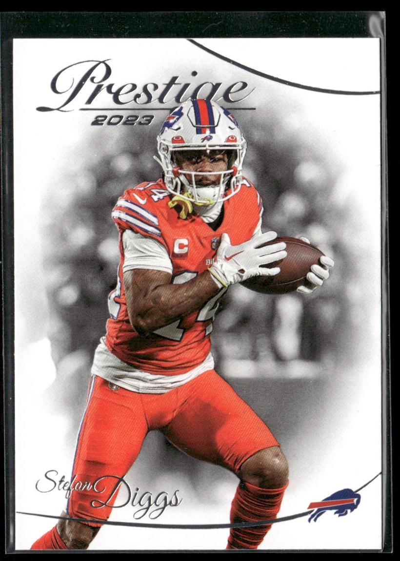 Stefon Diggs Player Lot Bundle 10 Different Football Cards SD001 Bills Vikings back