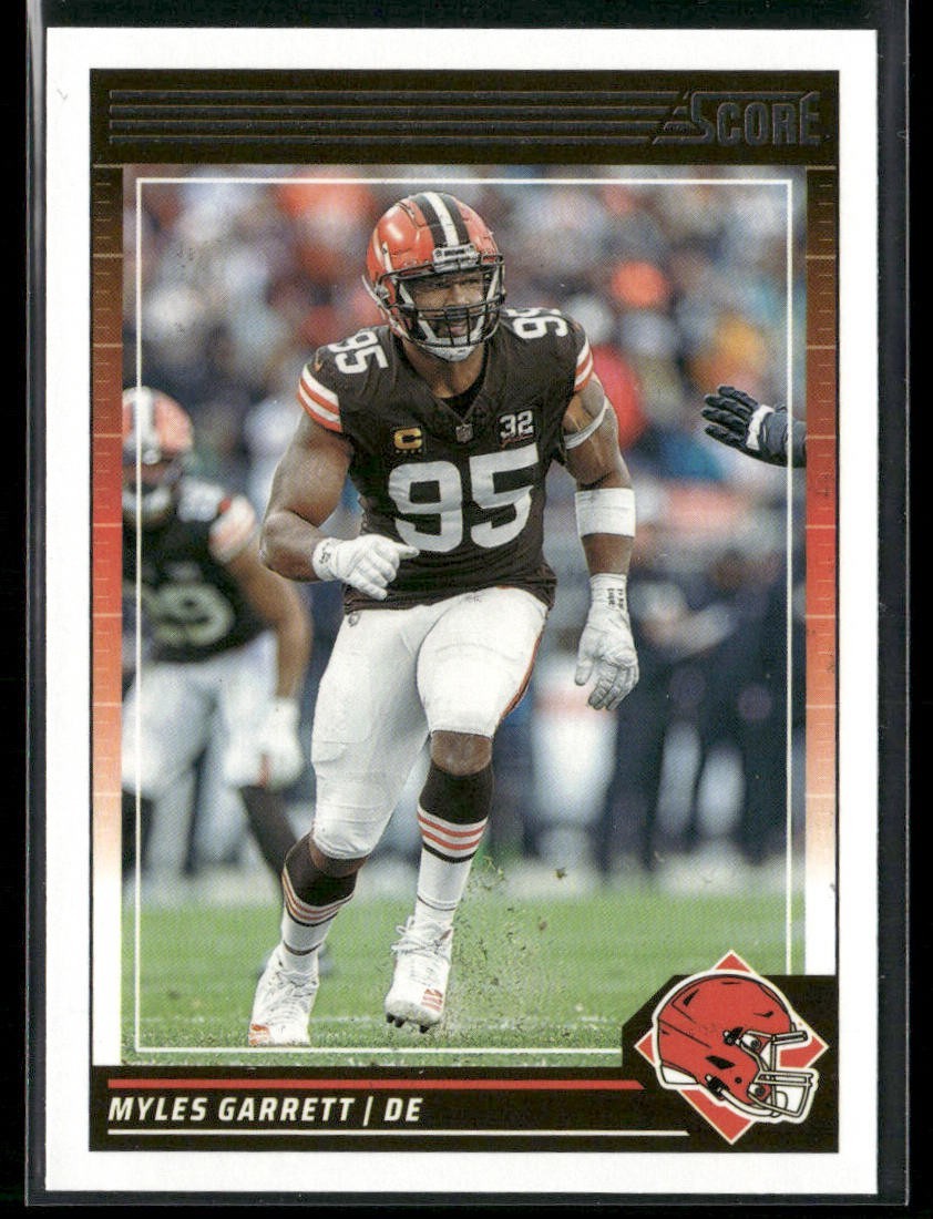 Myles Garrett Player Lot Bundle 10 Different Football Cards MG001 Browns back