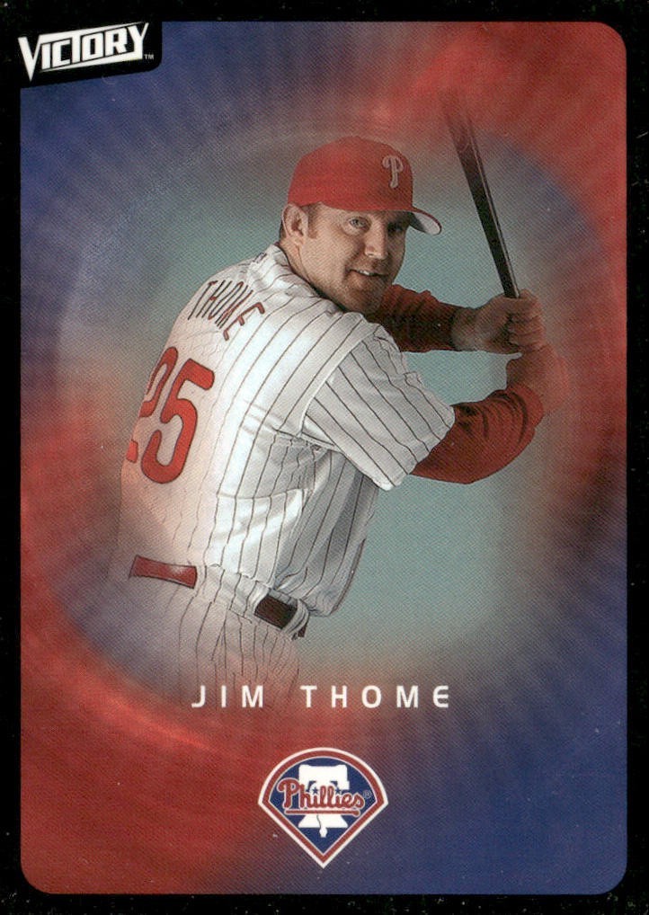 Jim Thome Player Lot Bundle 10 Different Baseball Cards JT001 Indians 1 RC back