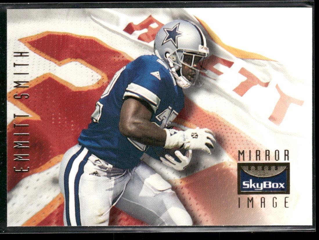 Emmitt Smith Player Lot Bundle 10 Different Football Cards ES004 Cowboys back