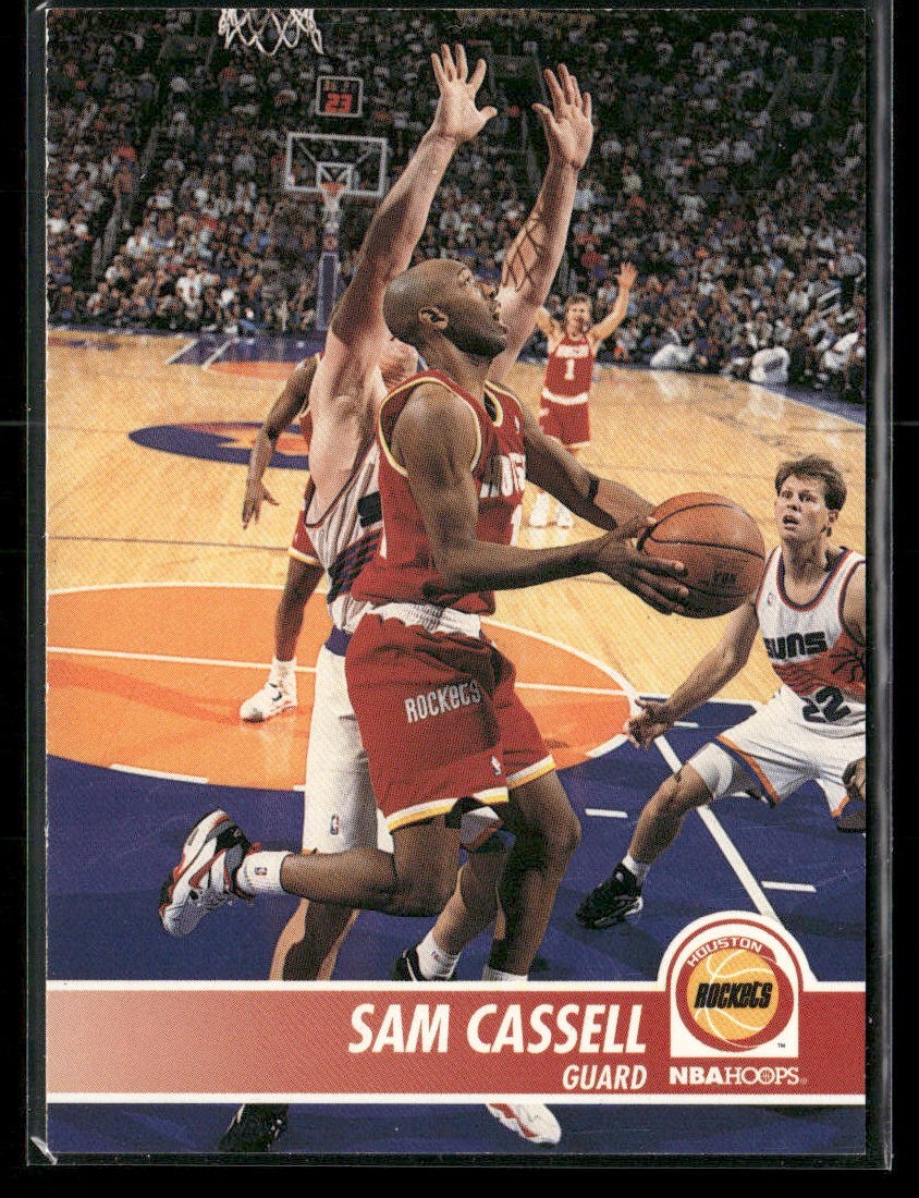 Sam Cassell Player Lot Bundle 10 Basketball Cards SC001 Rockets Nets 1 RC back