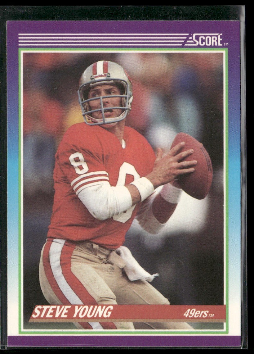 Steve Young Player Lot Bundle 10 Different Football Cards SY007 49ers back