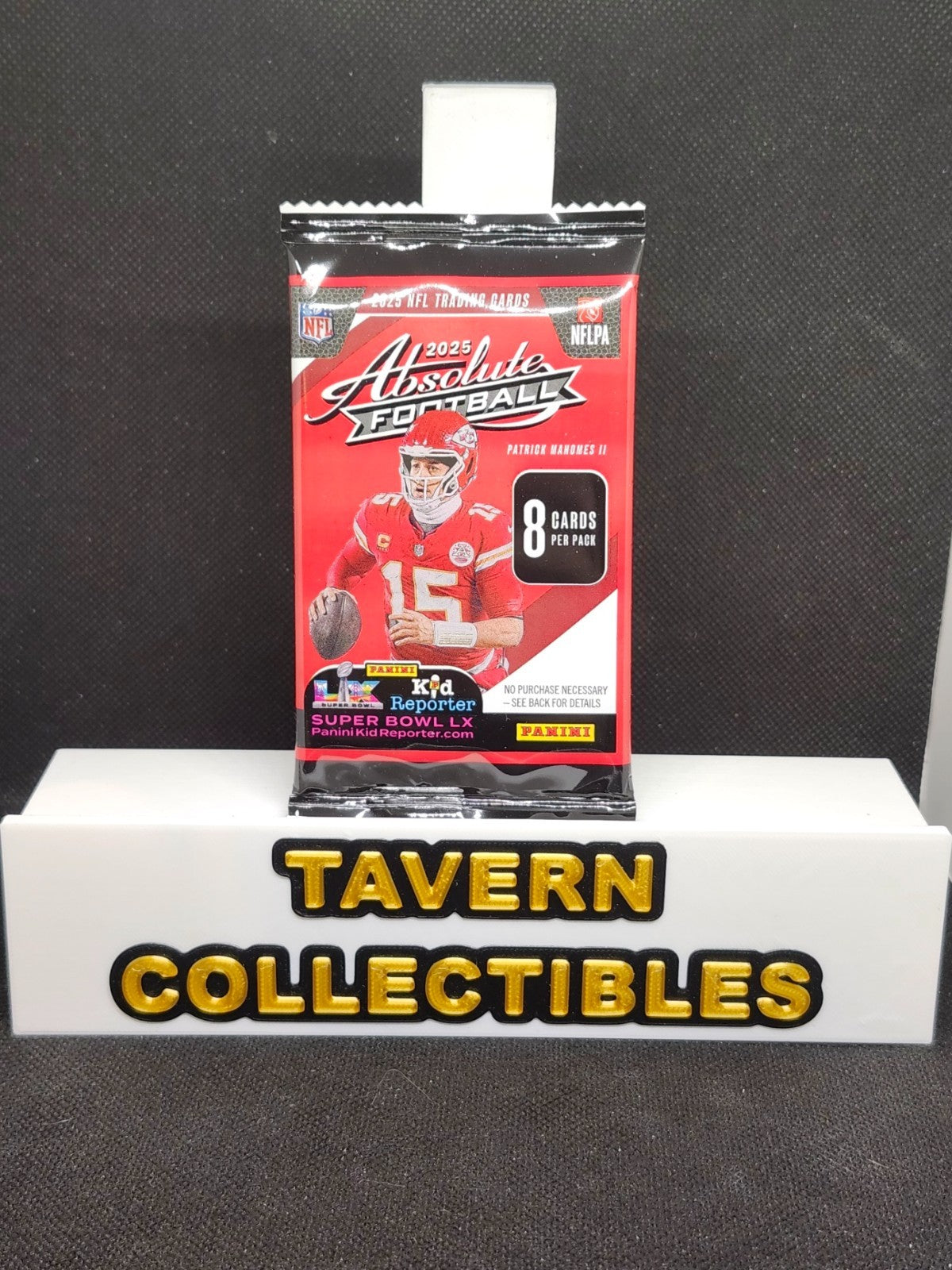 2025 Panini Absolute Football | Blaster Box Sealed Pack | 8 Cards/Pack front
