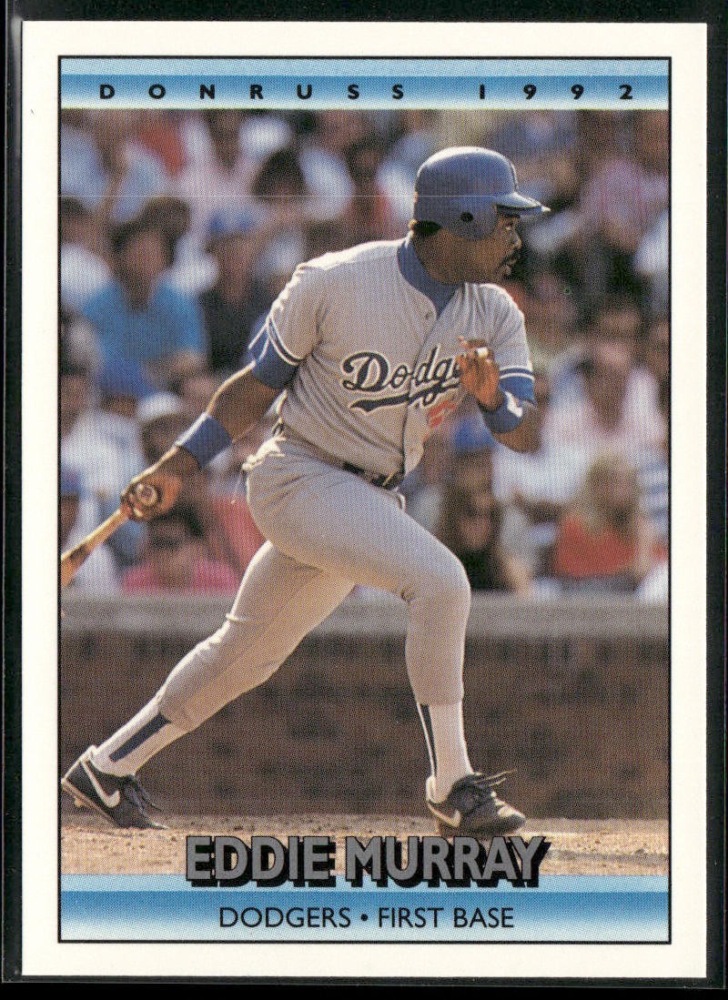 Eddie Murray Player Lot Bundle 10 Different Baseball Cards EM001 Orioles Mets back