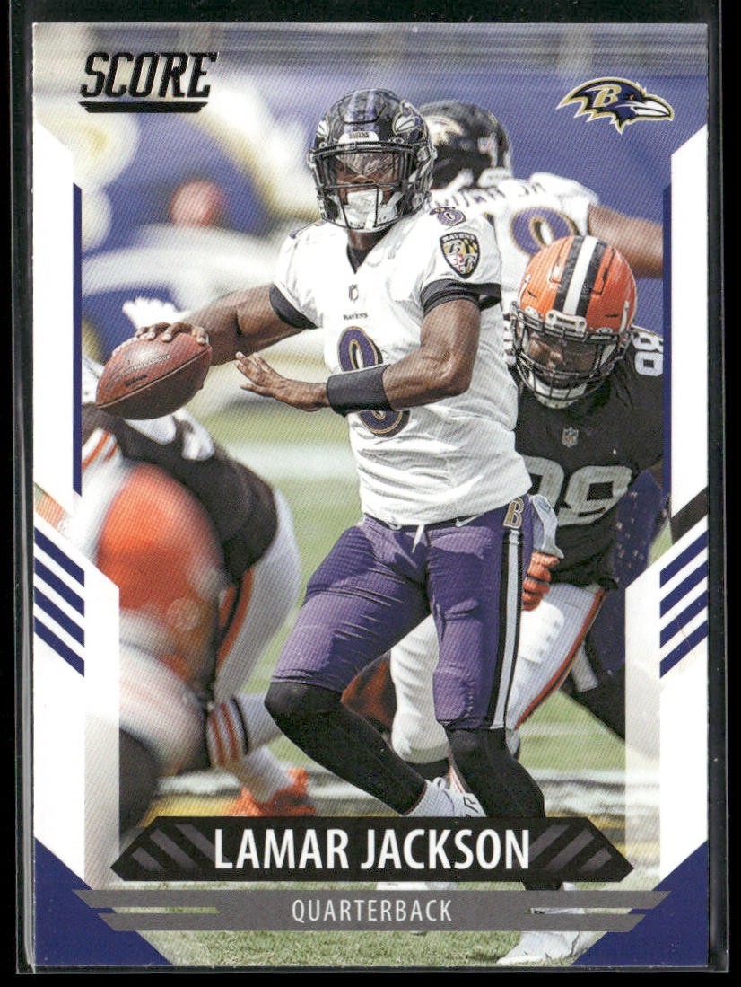 Lamar Jackson Player Lot Bundle 10 Different Football Cards LJ004 Ravens back