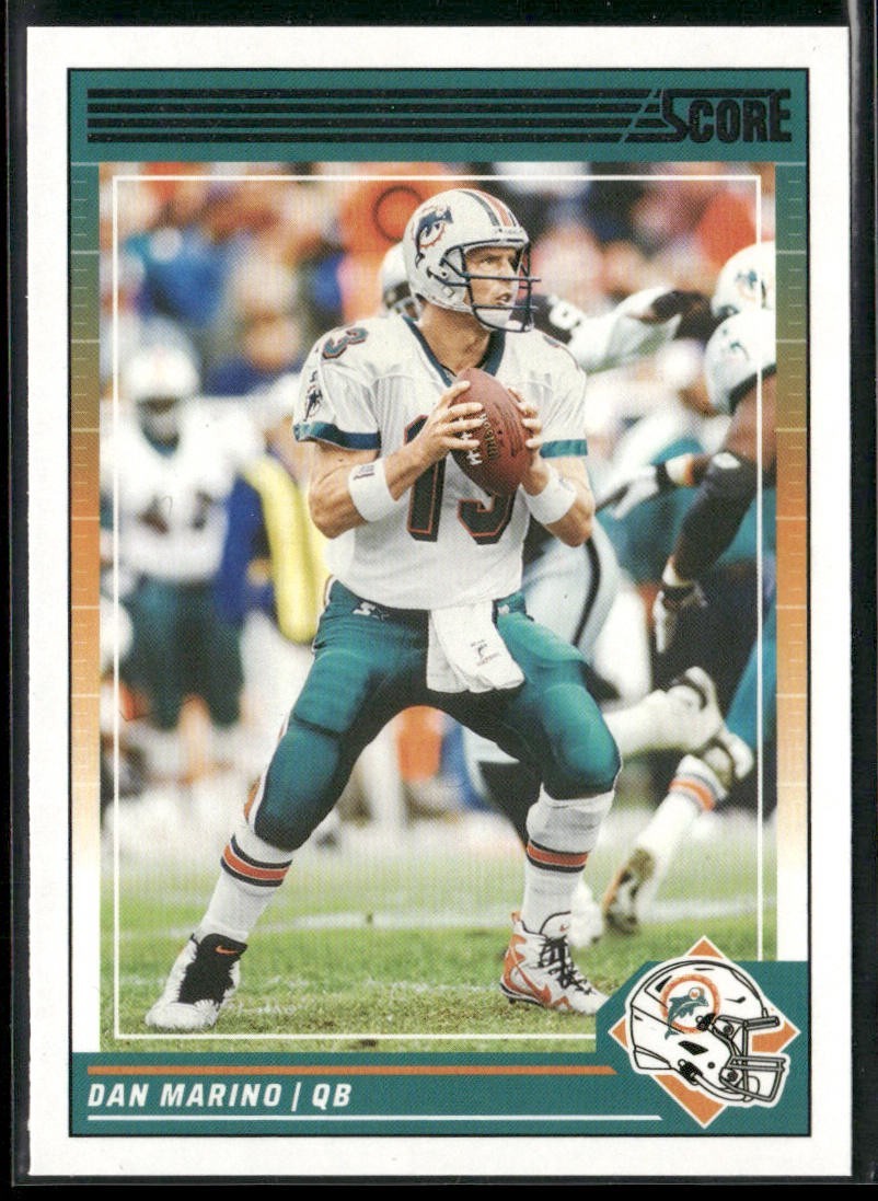 Dan Marino Player Lot Bundle 10 Football Cards DM009 Dolphins back