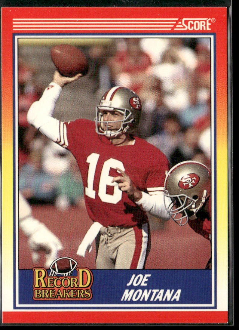 Joe Montana Player Lot Bundle 10 Different Football Cards JM003 49ers Chiefs back
