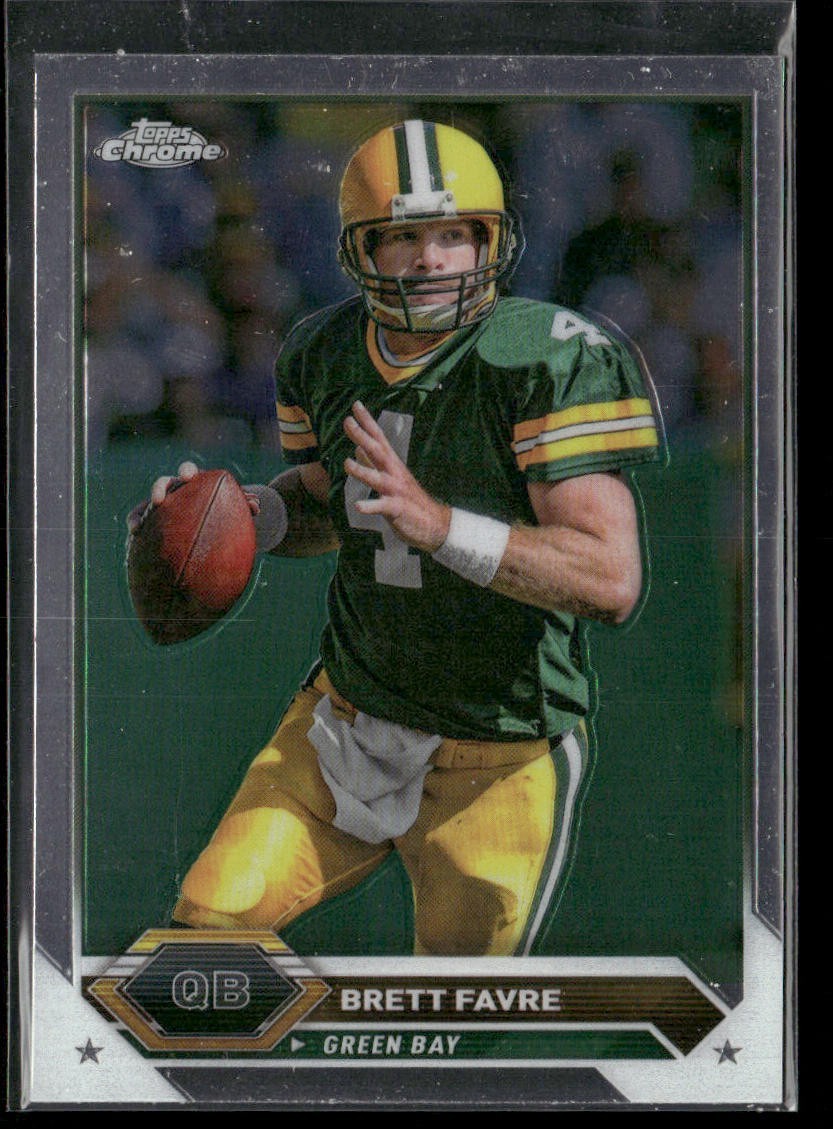 Brett Favre Player Lot Bundle 10 Different Football Cards BF001 Packers back