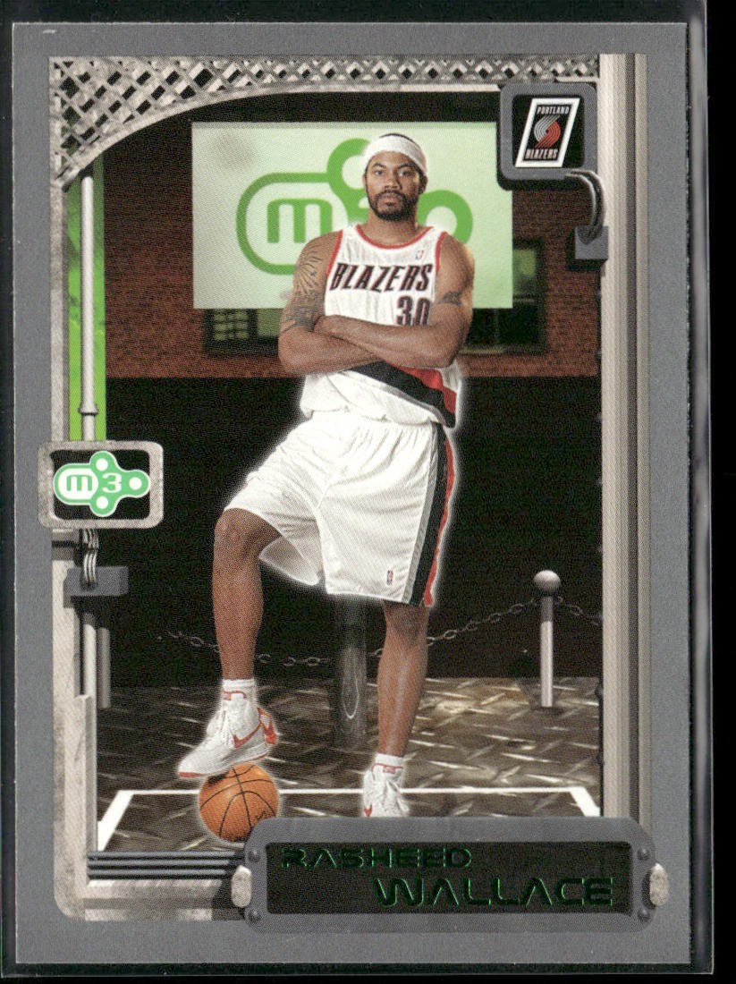 Rasheed Wallace Player Lot Bundle 10 Basketball Cards RW001 Bullets 1 RC back