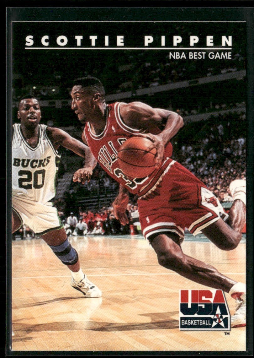Scottie Pippen Player Lot Bundle 10 Basketball Cards SP003 Chicago Bulls back