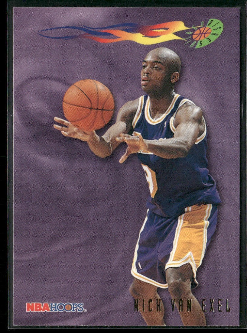 Nick Van Exel Player Lot Bundle 10 Basketball Cards NVE002 Lakers 2 RC's back