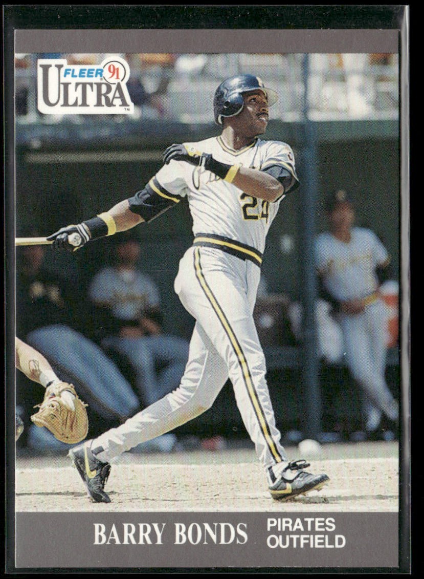 Barry Bonds Player Lot Bundle 10 Different Baseball Cards BB003 Giants Pirates back