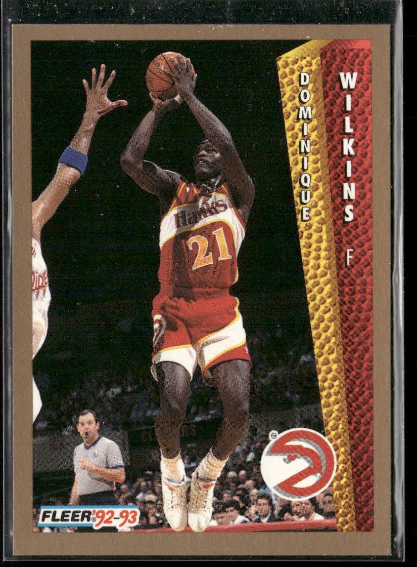 Dominique Wilkins Player Lot Bundle 10 Basketball Cards DW002 Hawks back