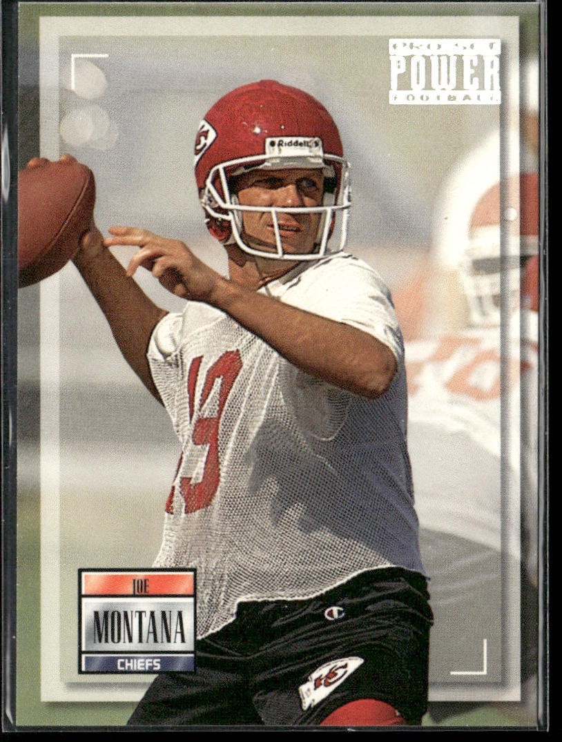 Joe Montana Player Lot Bundle 10 Different Football Cards JM002 49ers Chiefs back
