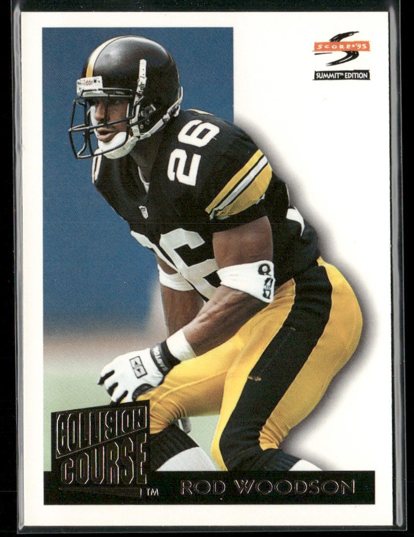 Rod Woodson Player Lot Bundle 10 Different Football Cards RW001 Steelers back