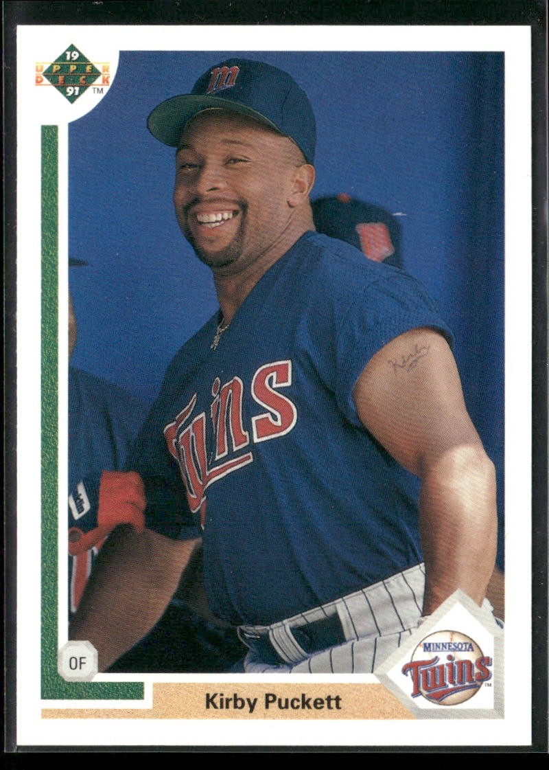 Kirby Puckett Player Lot Bundle 10 Different Baseball Cards KP002 Twins back