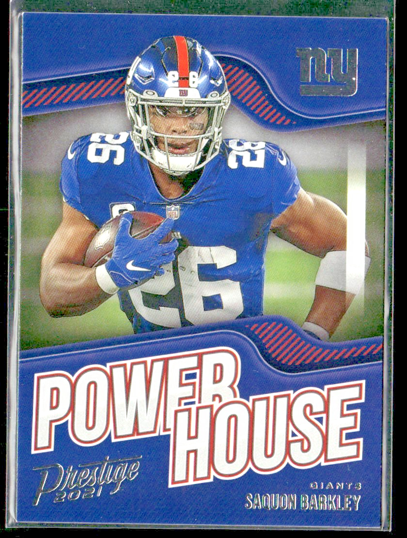 Saquon Barkley Player Lot Bundle 10 Different Football Cards SB001 Giants front