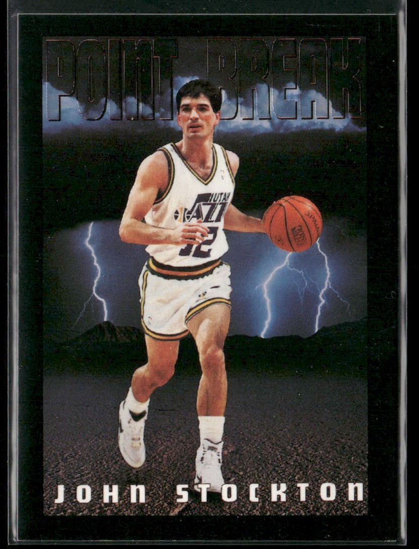 John Stockton Player Lot Bundle 10 Basketball Cards JS006 Utah Jazz back