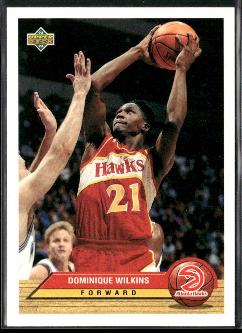 Dominique Wilkins Player Lot Bundle 10 Basketball Cards DW004 Hawks front