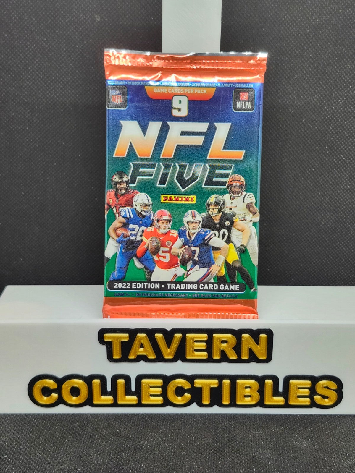 2022 Panini NFL Five TCG Football Pack Sealed 9 Cards National Football League front