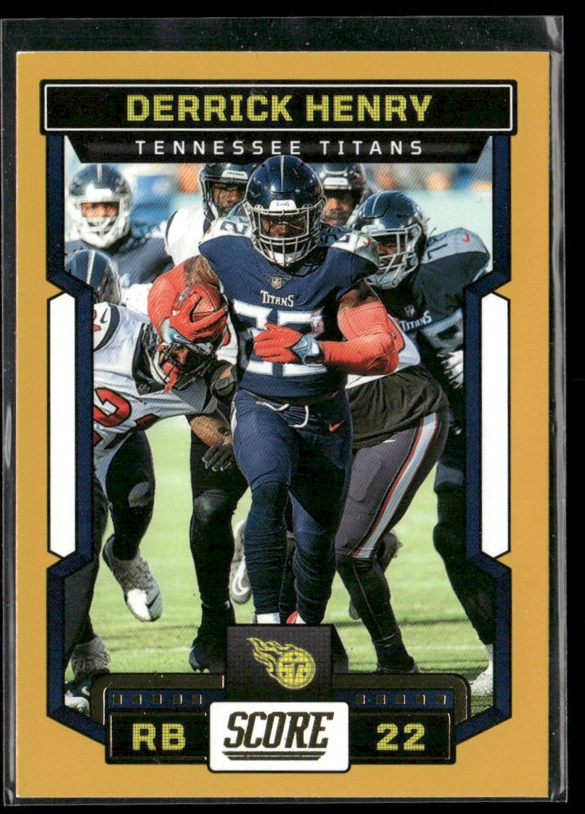 Derrick Henry Player Lot Bundle 10 Different Football Cards DH001 Titans Ravens front