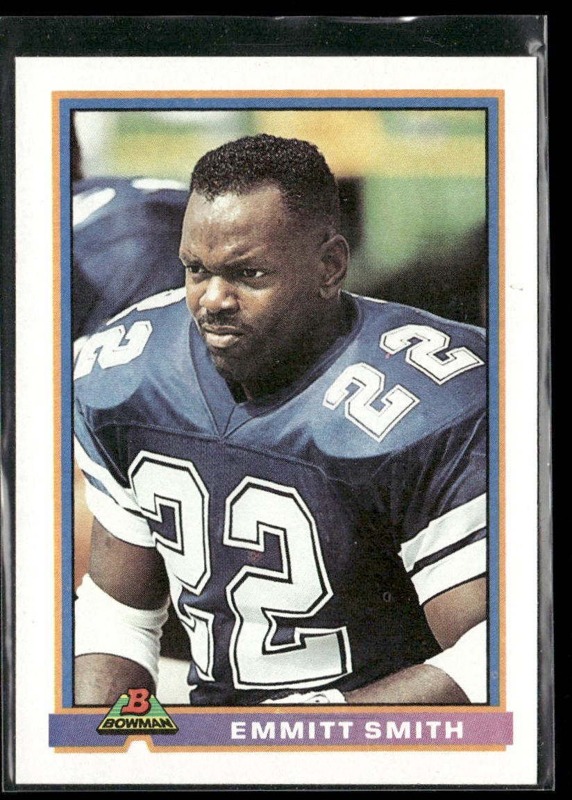 Emmitt Smith Player Lot Bundle 10 Different Football Cards ES003 Cowboys back