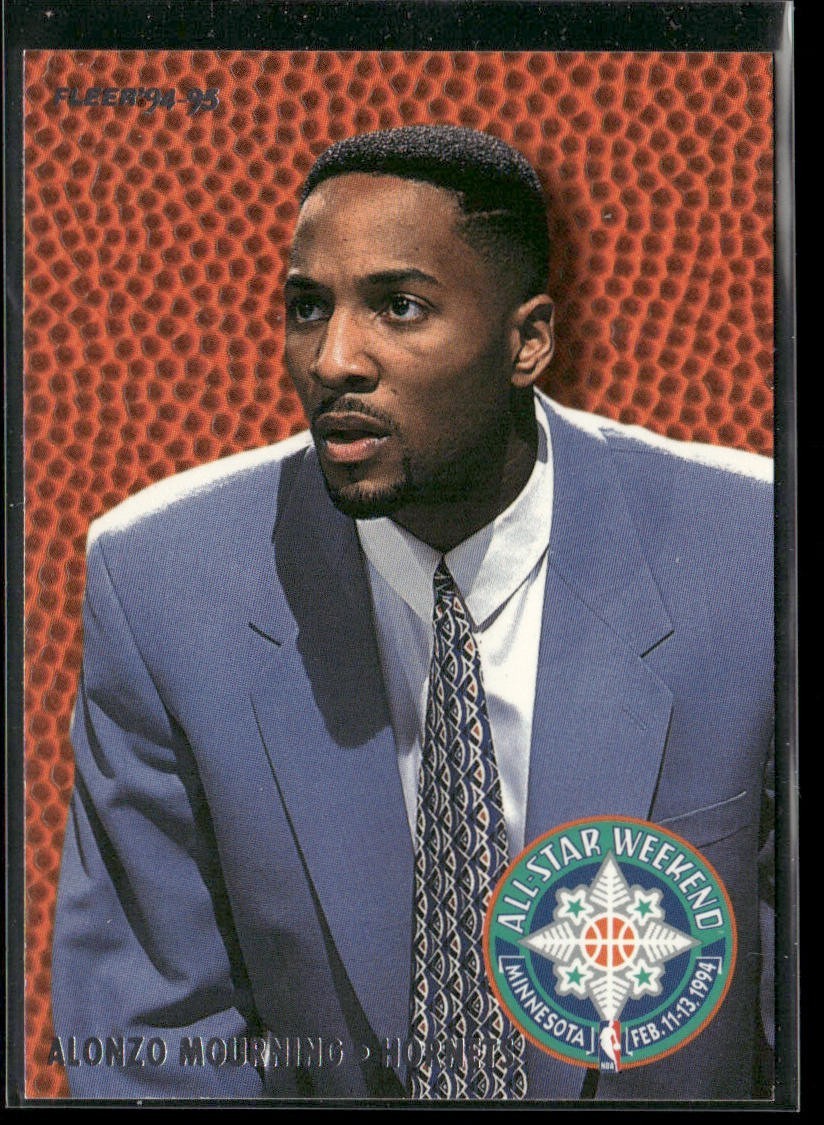 Alonzo Mourning Player Lot Bundle 10 Different Basketball Cards AM003 Heat front