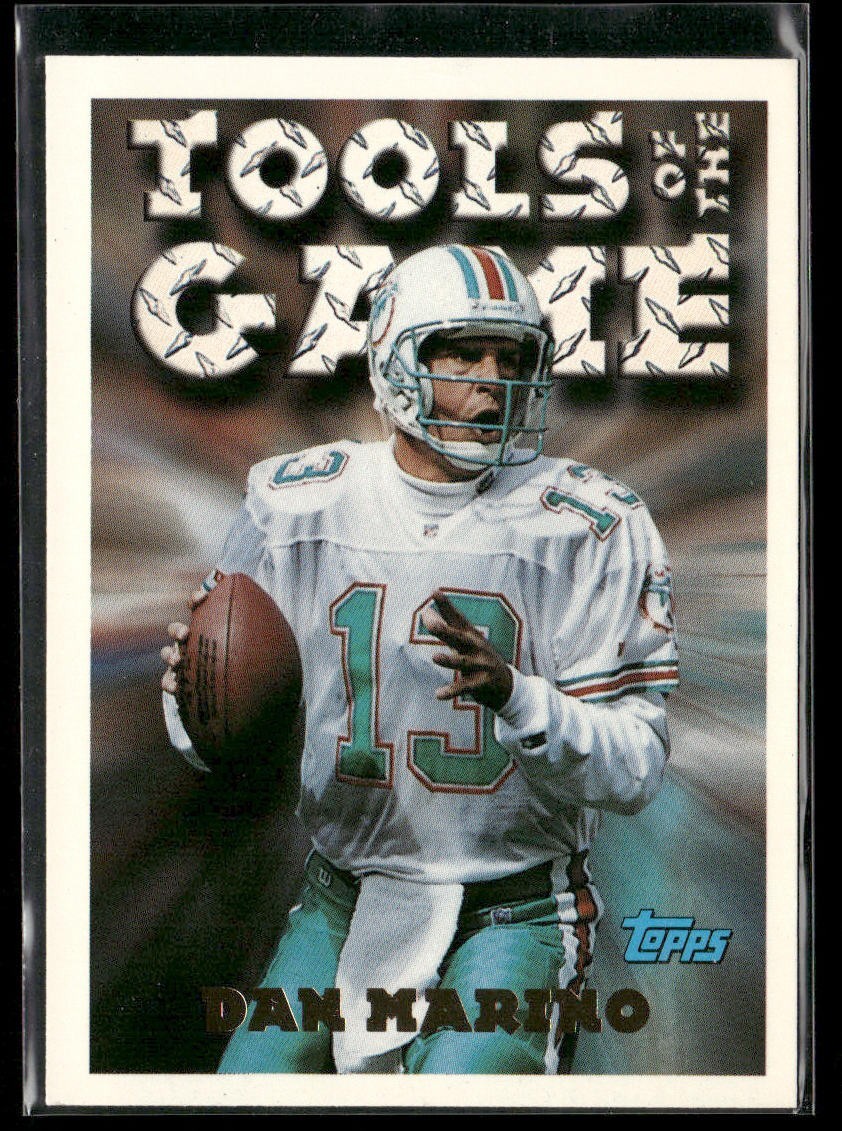 Dan Marino Player Lot Bundle 10 Football Cards DM009 Dolphins back