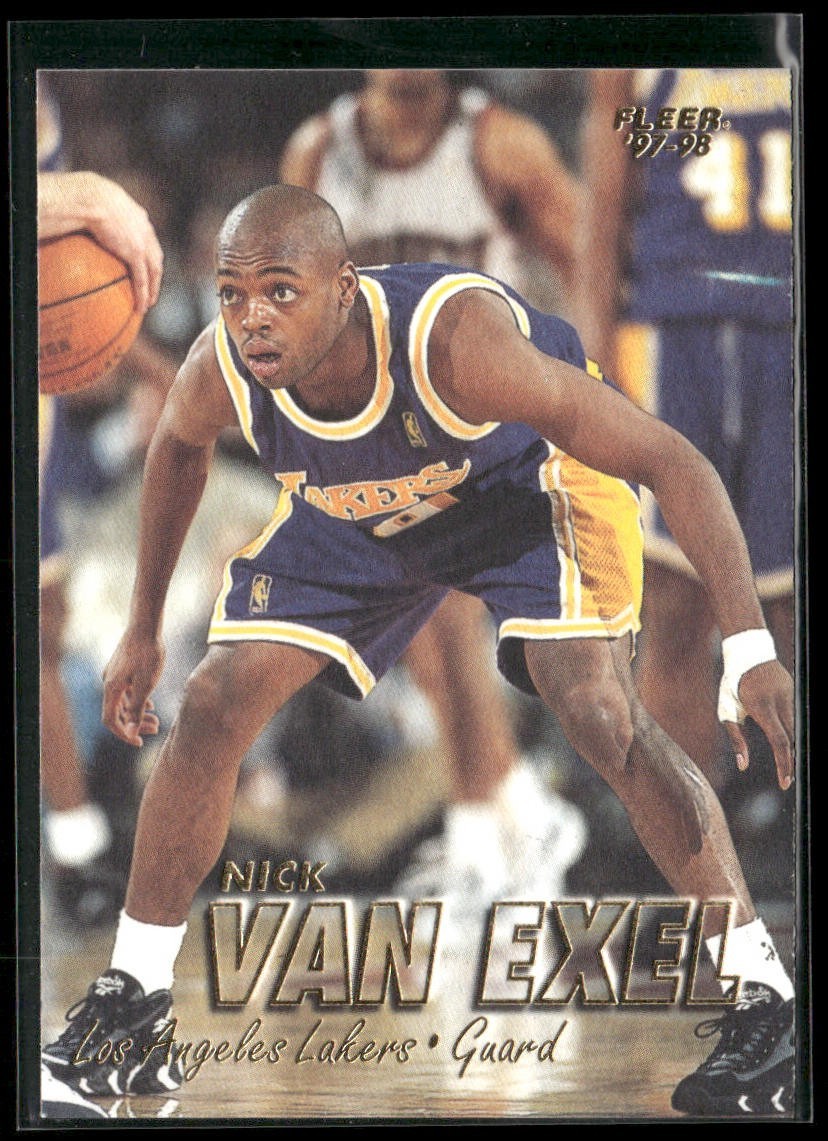 Nick Van Exel Player Lot Bundle 10 Basketball Cards NVE002 Lakers 2 RC's back