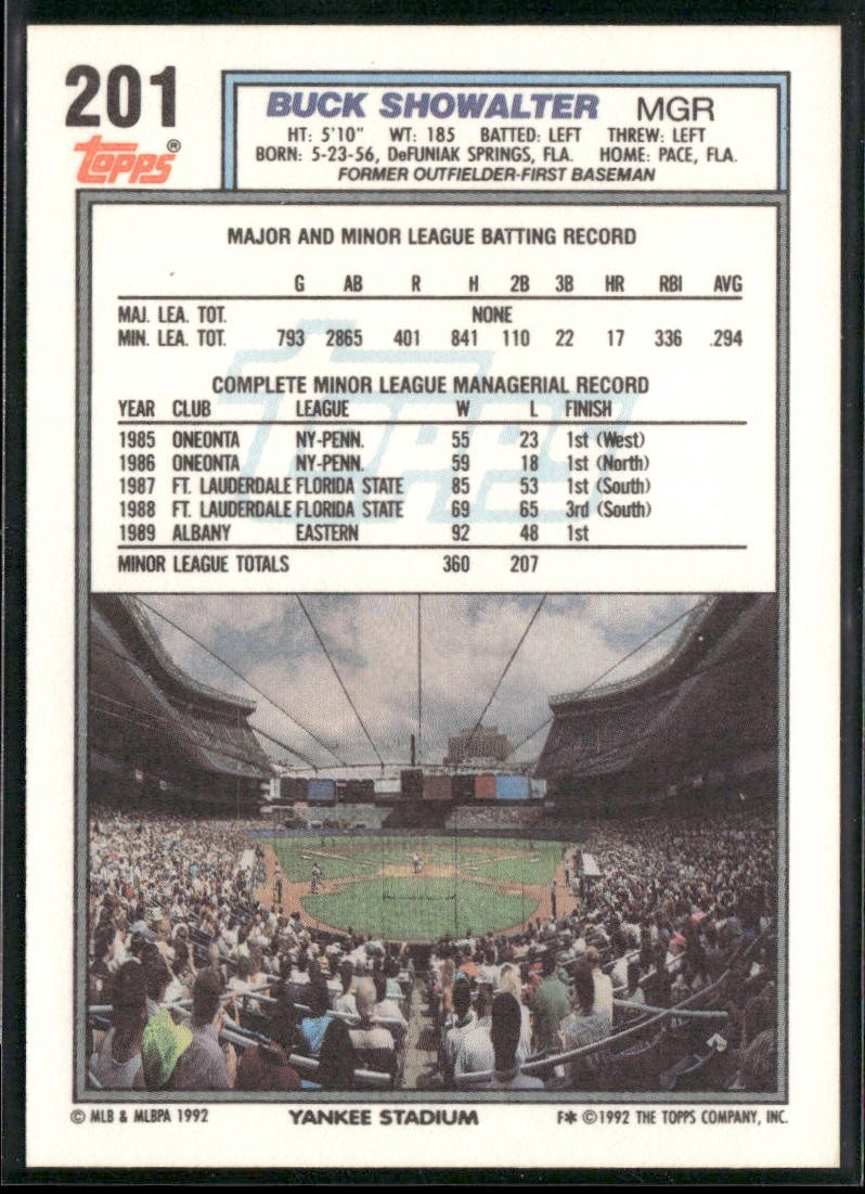 Manger Lot Bundle 10 Different Baseball Cards M002 back