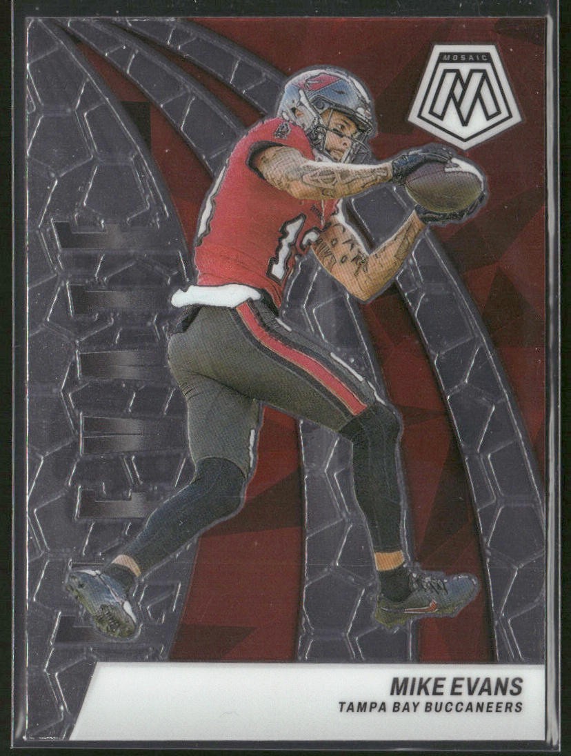 Mike Evans Player Lot Bundle 10 Different Football Cards ME001 Buccaneers back