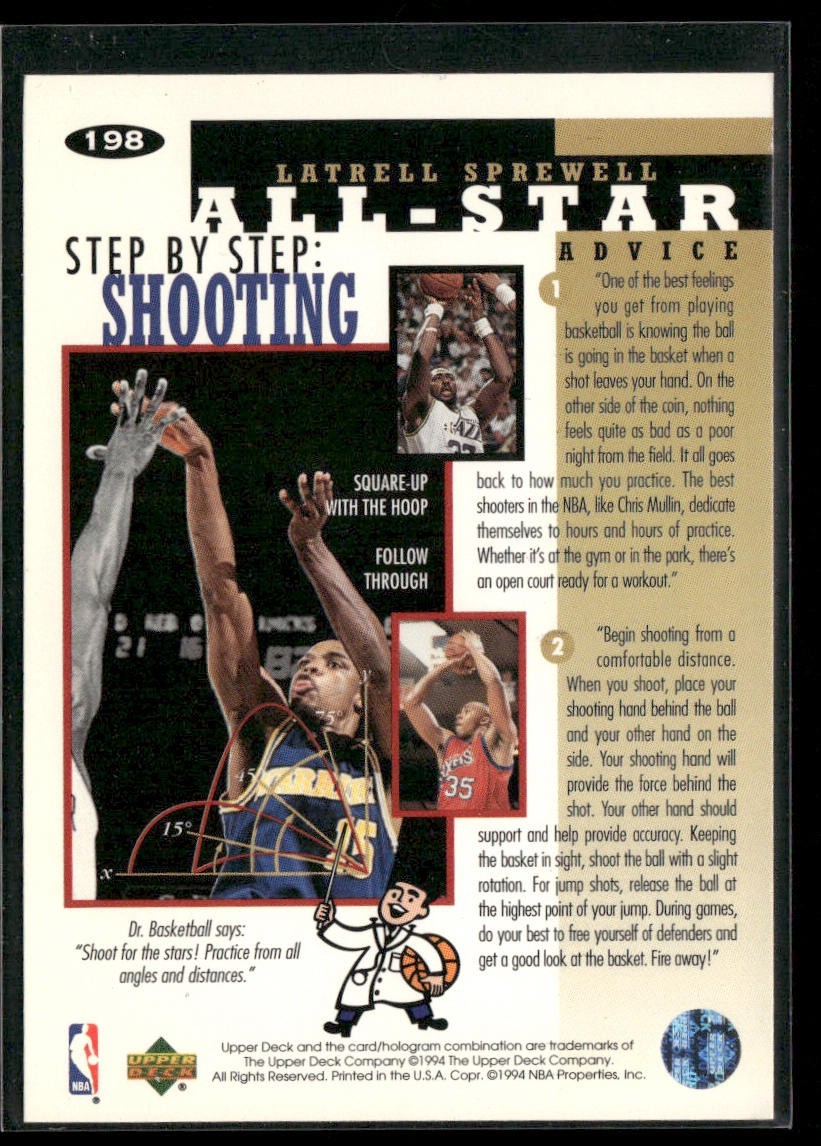 Latrell Sprewell Player Lot Bundle 10 Basketball Cards LS003 Warriors 1 RC back