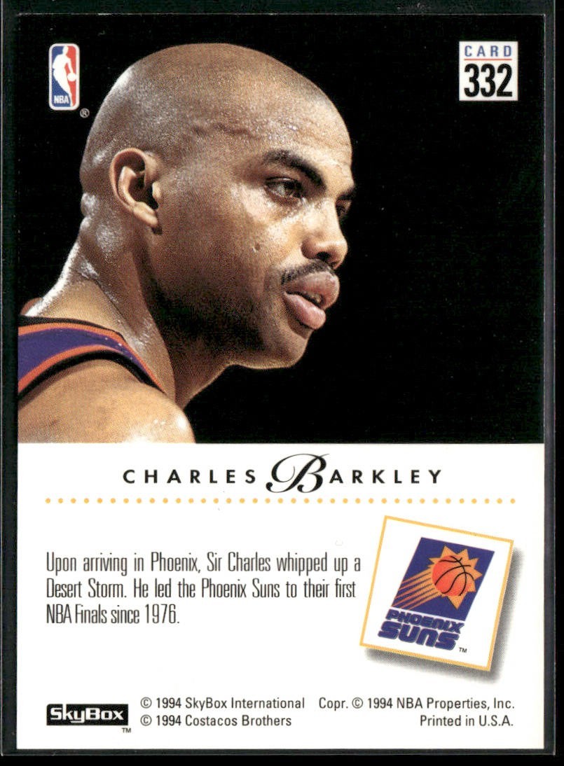 "Sir" Charles Barkley Player Lot Bundle 10 Basketball Cards CB003 Suns Sixers back