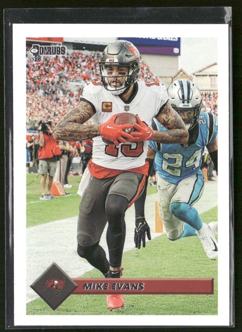 Mike Evans Player Lot Bundle 10 Different Football Cards ME001 Buccaneers back