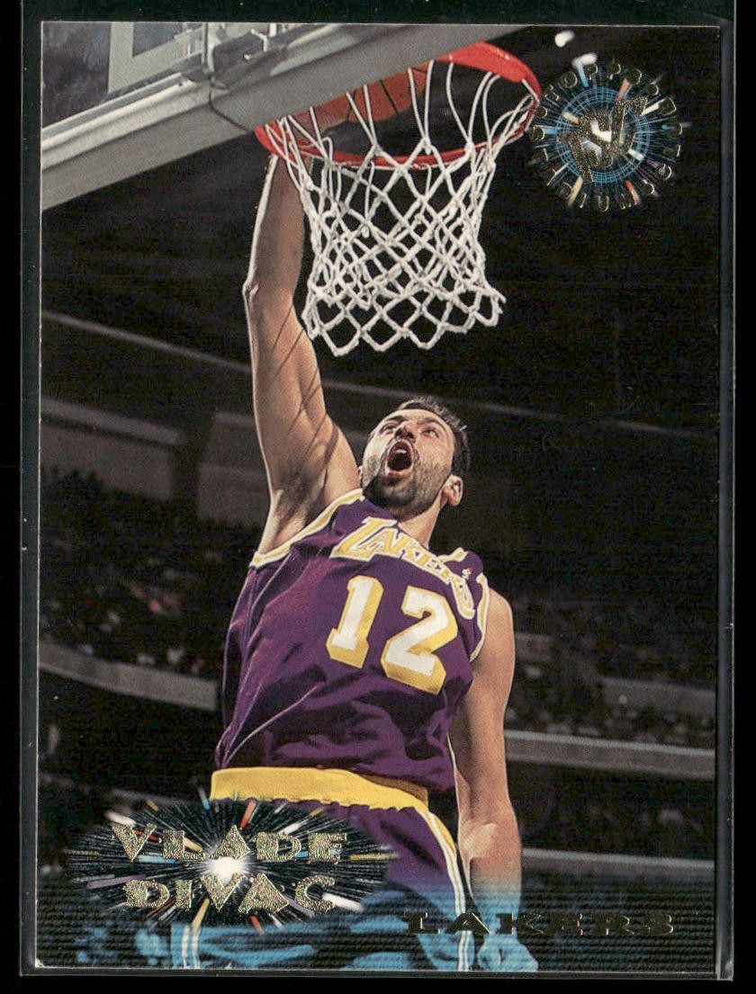 Vlade Divac Player Lot Bundle 10 Basketball Cards VD004 Lakers Hornets back