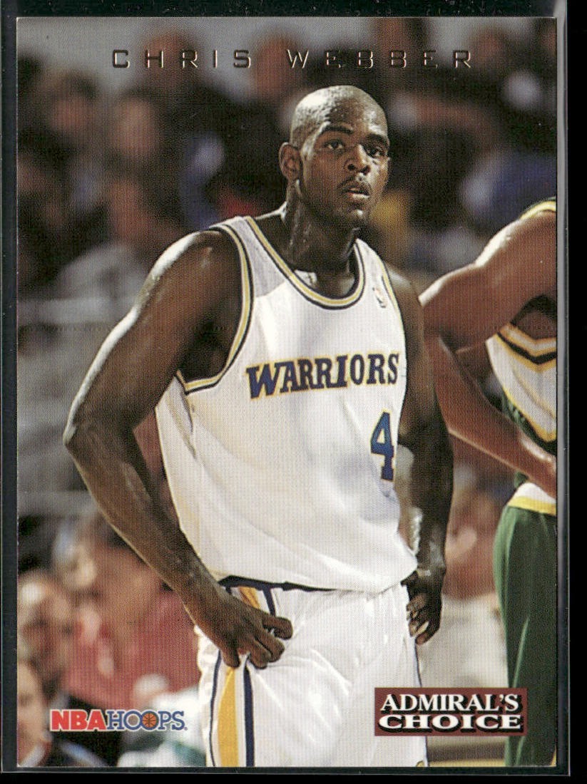 Chris Webber Player Lot Bundle 10 Basketball Cards CW003 Warriors 1 RC front