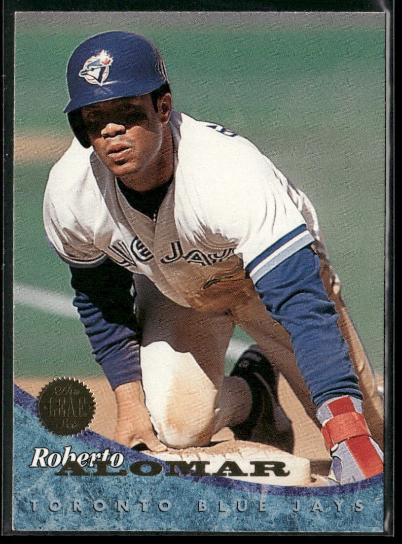 Roberto Alomar Lot Bundle 10 Different Baseball Cards RA001 Blue Jays Padres back