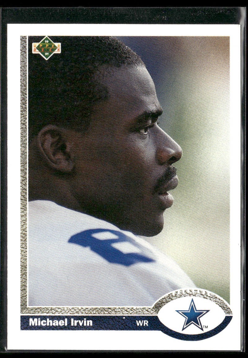 Michael Irvin Player Lot Bundle 10 Different Football Cards MI004 Cowboys back