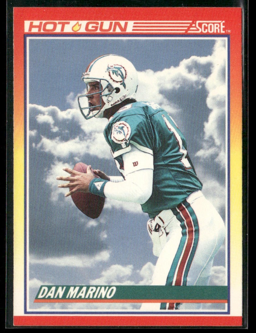 Dan Marino Player Lot Bundle 10 Football Cards DM009 Dolphins back