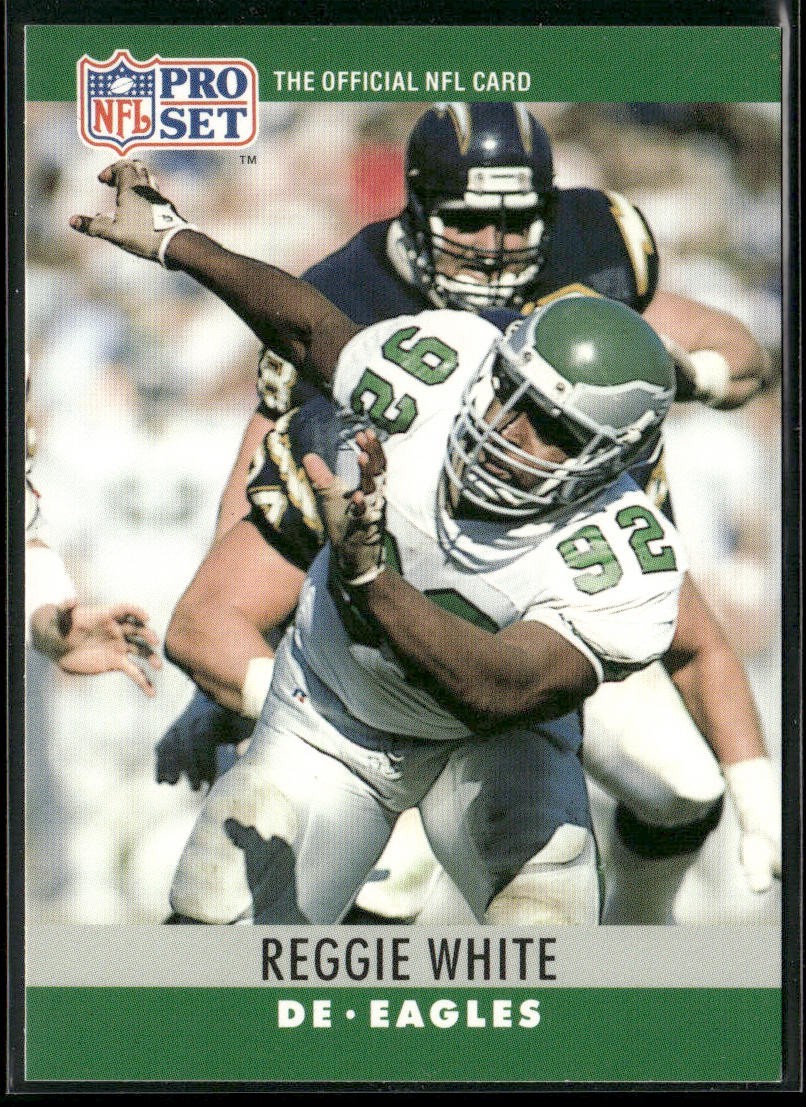 Reggie White Player Lot Bundle 10 Different Football Cards RW005 Eagles Packers back
